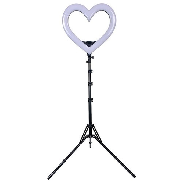 FC Kalpli 18'' 9 Renkli Ring Light - Tiktok - Youtube - Kuaför - Makyaj - (Işık Ayağı Hediyeli) - Image 1