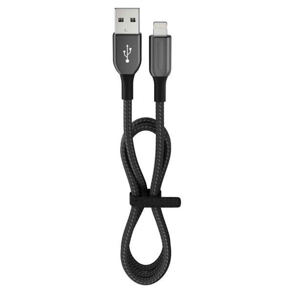 12 Watt 2.4A Usb-A To Lightning 1.2M Hızlı Şarj Kablosu Siyah FC35 - Image 1