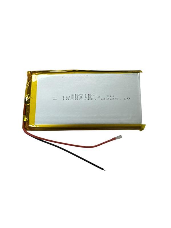 1260110 3.7V 10.000mAh Li-Polymer Pil Devreli/1.5A - Image 1