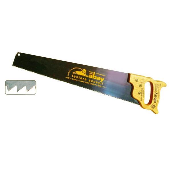 Abay Alçıpan Mavi Çelik Pala Testere 50 cm - Ahşap Sap - Image 1