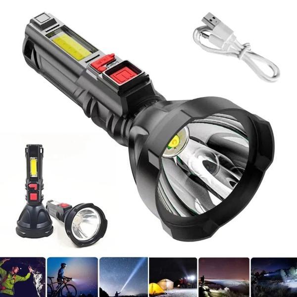 Çok Fonksiyonlu Şarjlı El Feneri USB Şarjlı HS31 - Image 1