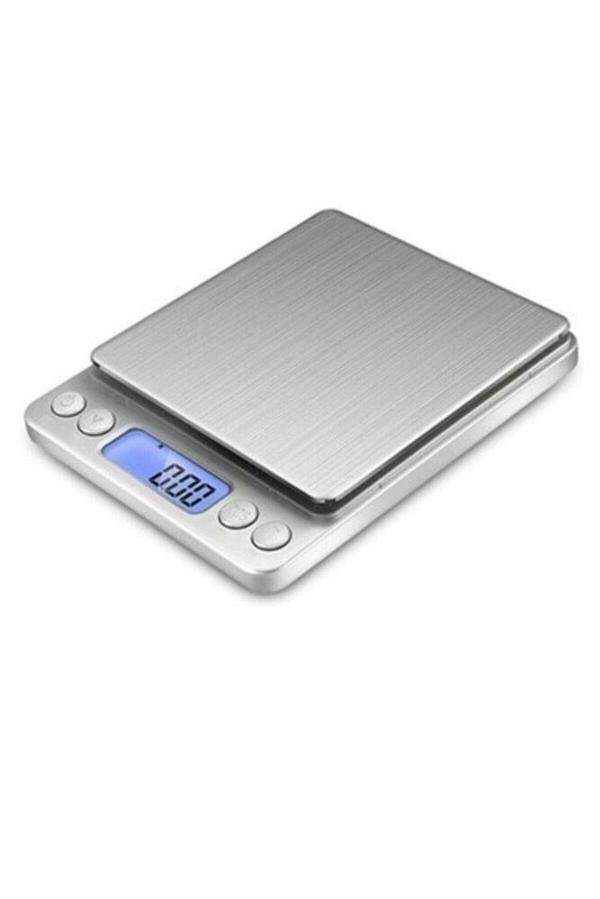 Dijital Hassas Terazi 0,1 Gr Hassasiyetli 3000 Gr Kapasiteli Mutfak Terazisi - Image 1