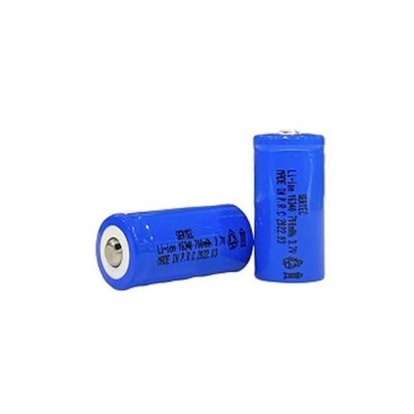 3.7V Li-ion 16340 - 700 mAh. 1C Şarjlı Pil - Image 1