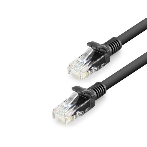 Cat6 Kablo 1000Gb 250Mhz 1M Siyah HDX5069 - Image 1