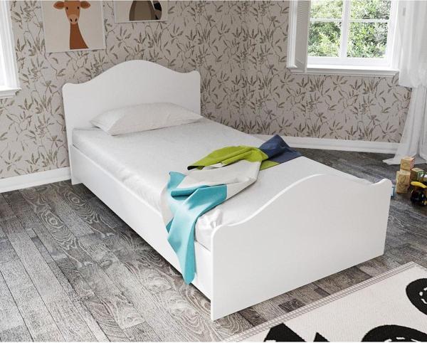 Baby Darling Zebra Karyola 90x190cm Tek Kişilik Beyaz %100 Mdf (4 BÖLGE DESTEKLİ) - Image 1