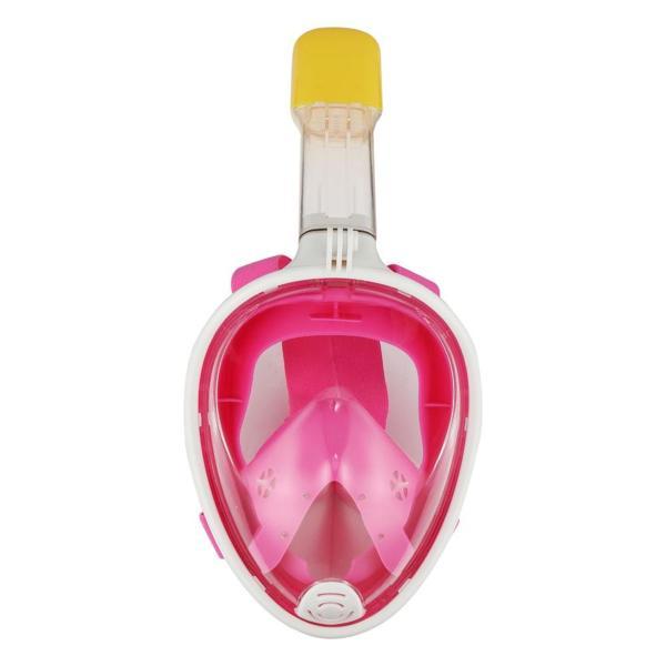Full Face Şnorkel Dalış Maske Tam Yüz Anti-Sis ve Sızıntı S/M Pembe - Image 1