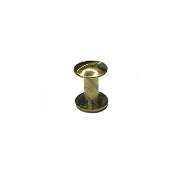 Cilt Menü, Katalog, Kartela Vidası, 9 mm - Sarı, 1 Adet - Image 1