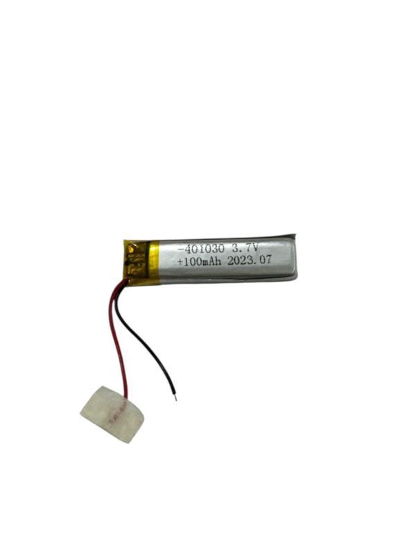 401030 3.7V 100 MAh Li-Polymer Pil Devreli/1.5A - Image 1