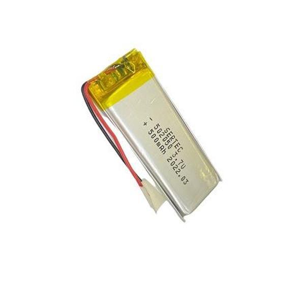 502050 3.7V 500 MAh Li-Polymer Pil Devreli/1.5A - Image 1