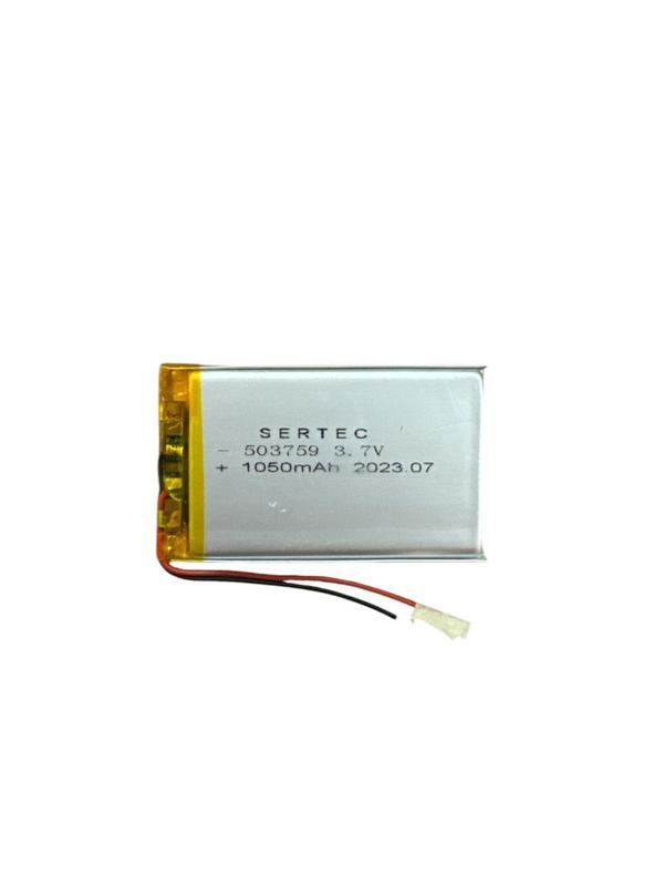 503759 3.7V 1050 MAh Li-Polymer Pil Devreli/1.5A - Image 1