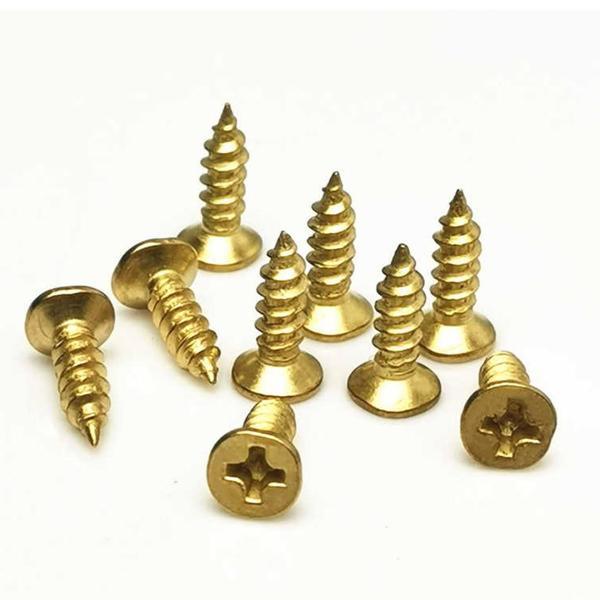 Klips, Menteşe, Ayak, Ağaç, Sunta Vidası 2,2x6,5mm - Sarı 100 Adet - Image 1