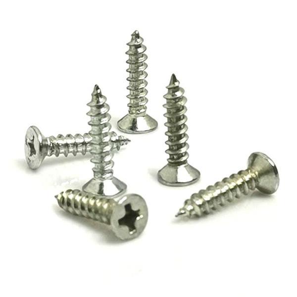Klips, Menteşe, Ayak, Ağaç, Sunta Vidası 3x13 mm - Nikel 100 Adet - Image 1