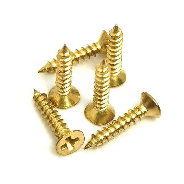 Klips, Menteşe, Ayak, Ağaç, Sunta Vidası 3x13 mm - Sarı 100 Adet - Image 1