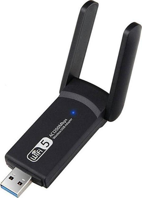 Kablosuz Wifi Alıcı AC1300 Mbps Dual Band USB 3.0 Adaptör - Image 1