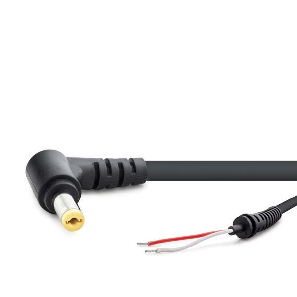 Notebook Adaptör Kablosu 5.5*1.7 L Tip Acer 30W-90W 1.2M Siyah HDX5511 - Image 1