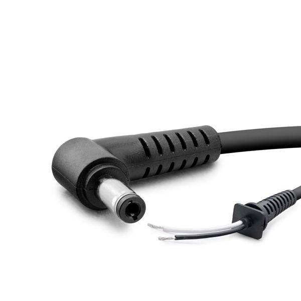 Notebook Adaptör Kablosu 5.5*2.5 L Tip Asus/Toshıba 120W-150W 1.2M Siyah HDX5563 - Image 1
