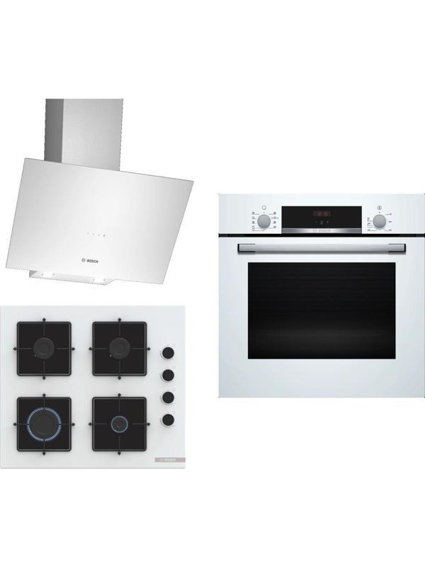 Bosch Beyaz 3 Lü Ankastre Set 281 ( HBF534EW3T - POP6C2P30O - DWK64PJ20T ) - Image 1