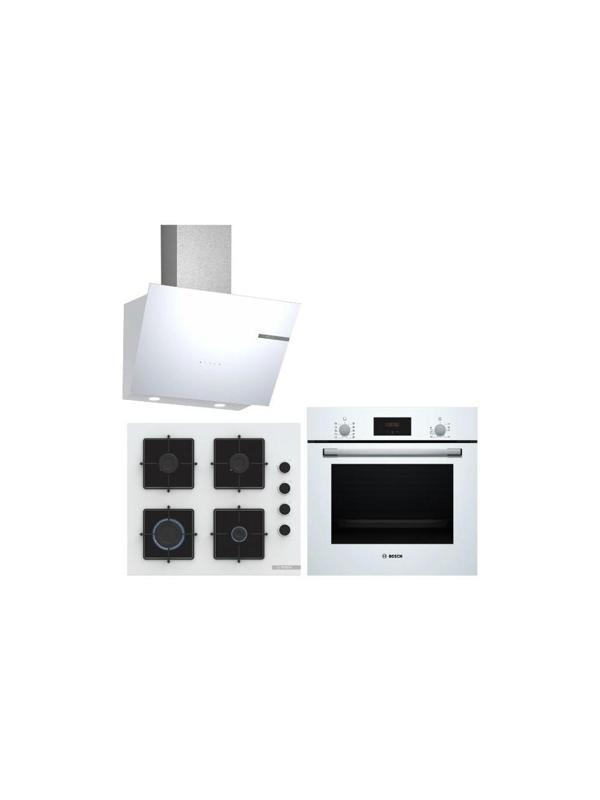 Bosch Beyaz 3 Lü Ankastre Set ( HBF534EW3T - POP6C2P30O - DWK66PJ20T ) - Image 1