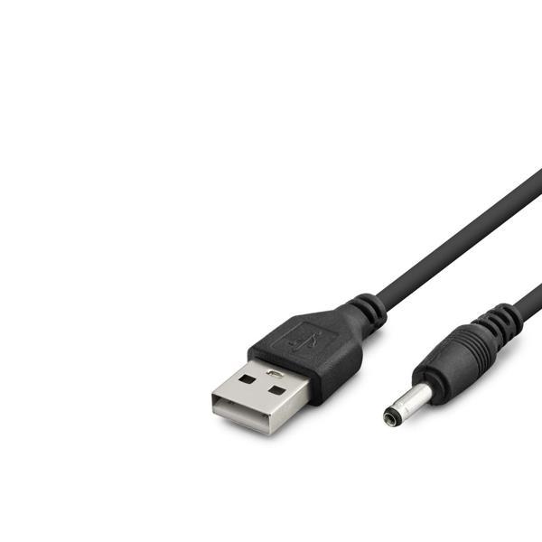 Tablet Şarj Kablosu Usb To 3.5*1.35 1M Siyah HDX1320 - Image 1
