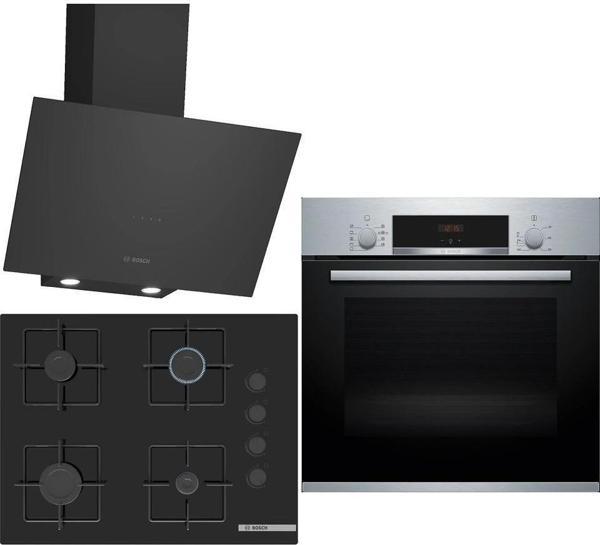 Bosch Siyah 3'lü Ankastre Set ( HBF534ES3T - POP7C6P30O - DWK64PJ60T ) - Image 1