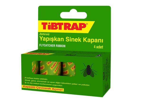 Tibtrap Yapışkan Sinek Kapanı 4 Lü - Image 1