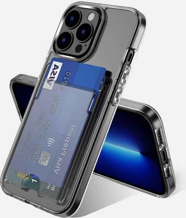 Coverzone Iphone 13 Pro Ile Uyumlu Şeffaf Kartlık Thunder Kapak - Image 1