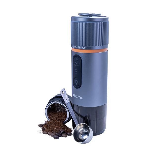 4Berry Taşınabilir Kahve Makinesi Pro Max – Şarjlı, Taşınabilir, Kapsül ve Toz Kahve Uyumlu - Image 1