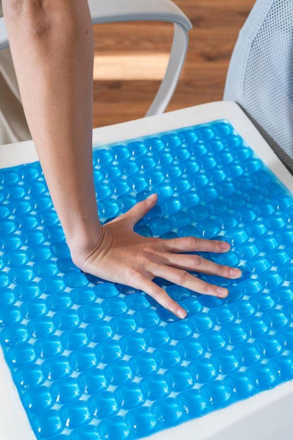 Softlife Double Jelli Visco Tekerlekli Sandalye Minderi Visko Kare Oturma Minderi 45*43*7Cm - Image 1