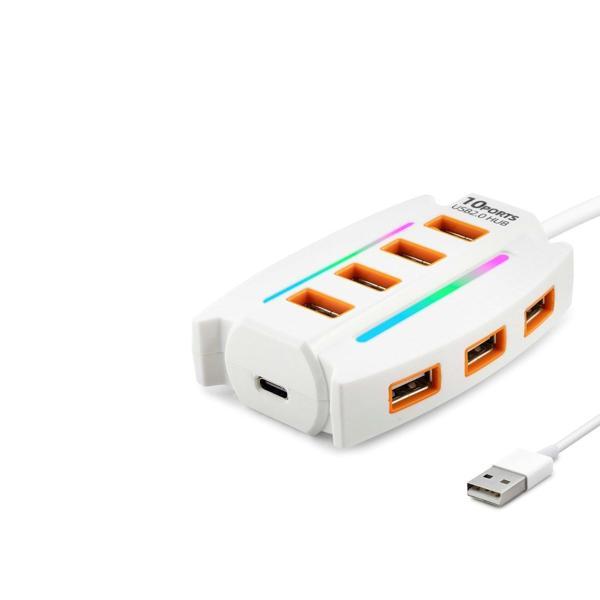 Usb Hub 10*Usb 1.2M Beyaz HDX7037 - Image 1
