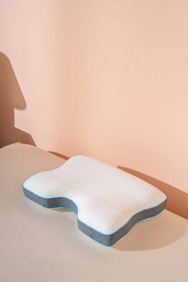Softlife Boyun Destekli Ortopedik Visco Yastık Horlama Yastığı 55X40X12/10 Cm - Image 1