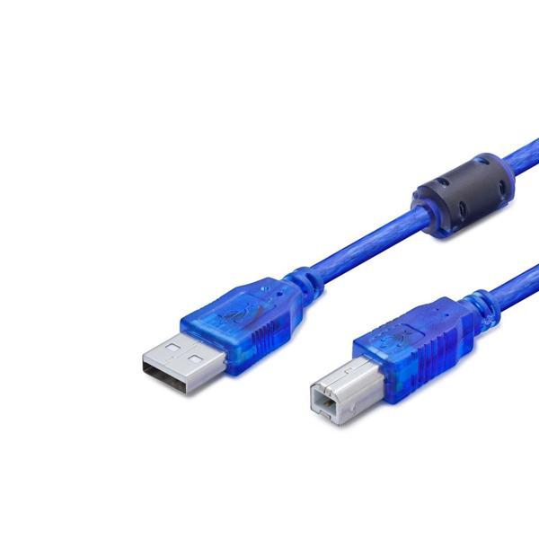 Usb Prınter Kablosu 1.5M Mavi Transparent HDX7501 - Image 1