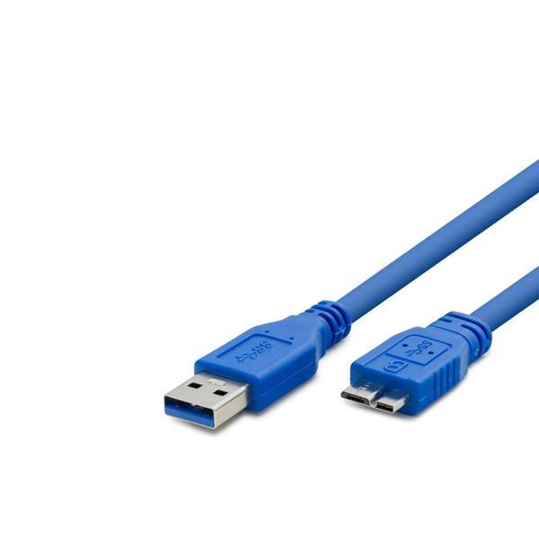 Usb3.0 To Note4 Harddisk Kablosu 50Cm Mavi HDX7503 - Image 1