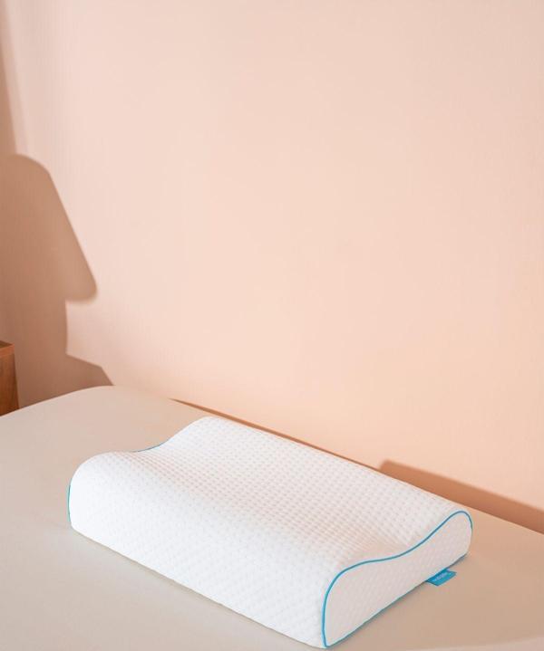 Softlife Yüksek Visco Yastık Çift Boyun Destekli Ortopedik Visko Yastık - 60X40X14/12Cm - Image 1