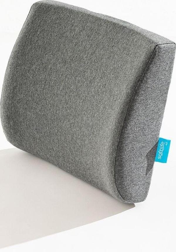 Softlife Ortopedik Visco Bel Yastığı Ofis Araba Koltuk Yastığı Bel Destek Minderi 35X34X12 Cm - Image 1