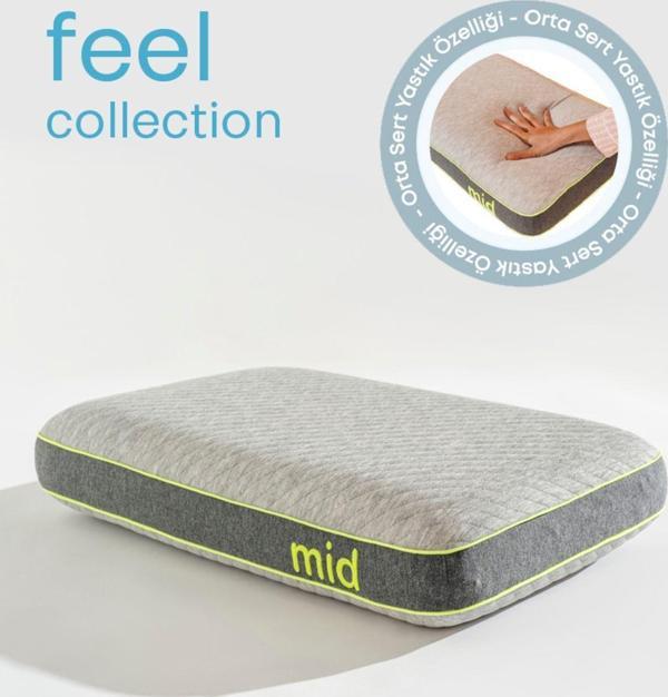 Softlife Feel Mid Visko Yastık - Orta Sert Visco Ortopedik Yastık 60X40X12Cm - Image 1