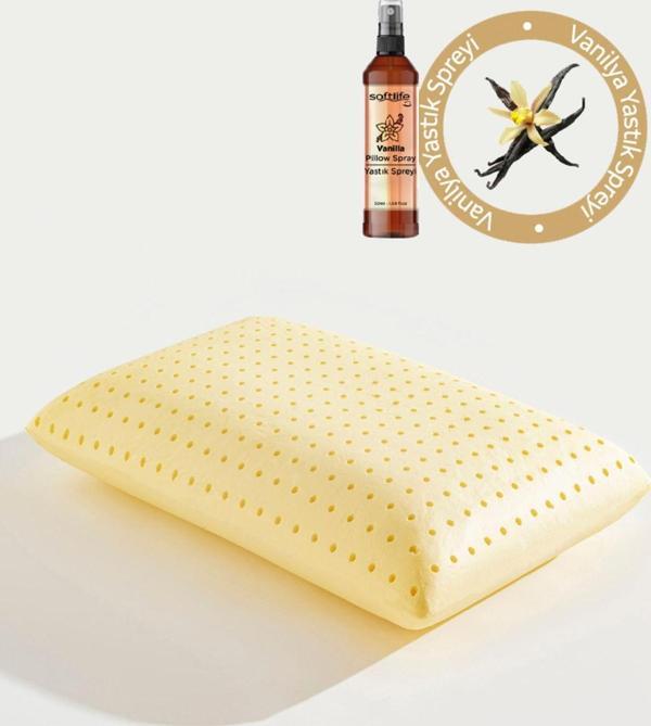 Softlife Aroma Terapi Vanilya Visco Yastık Ve Yastık Spreyi 60X40X15Cm - Image 1