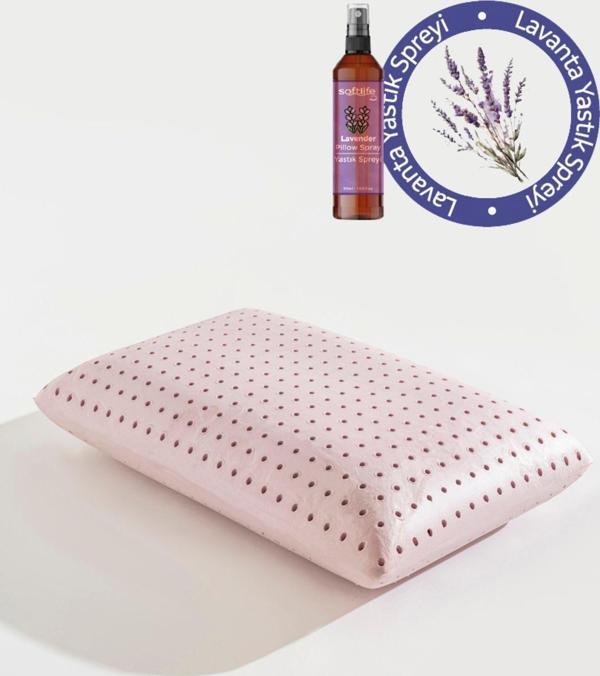 Softlife Aroma Terapi Lavanta Visco Yastık Ve Yastık Spreyi 60X40X15Cm - Image 1