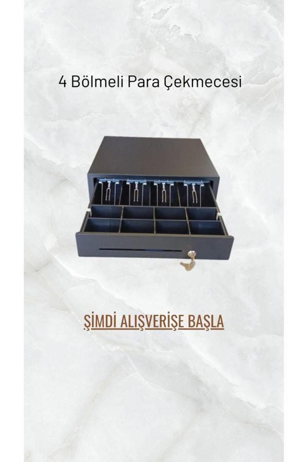 Onega 4 Bölmeli Metal Para Çekmecesi - Image 1