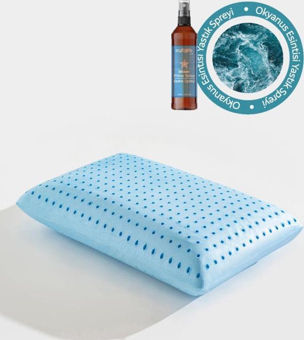 Softlife Aroma Terapi Okyanus Esintisi Visco Yastık Ve Yastık Spreyi 60X40X15Cm - Image 1