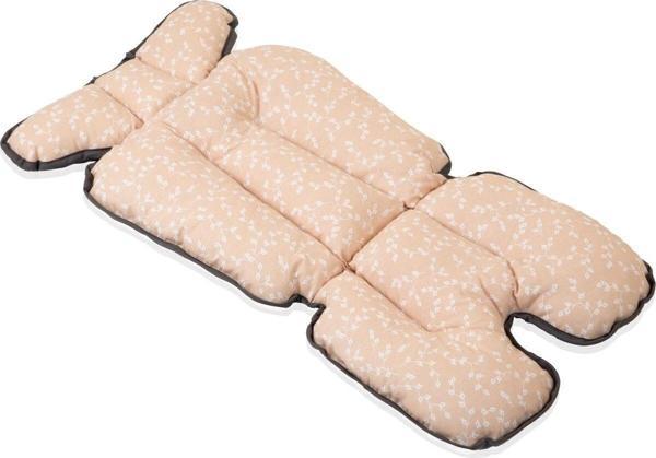 Babyjem Puset ve Mama Sandalyesi Minderi Somon Çiçek - Image 1