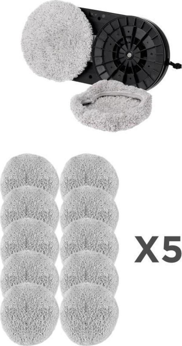 HUTT Torima Cam Temizleme Robotu 5'Li Set (10 Adet) Ddc55 , C65 , C6 , S8 Uyumlu Mikro Fiber Yedek Bezi - Image 1