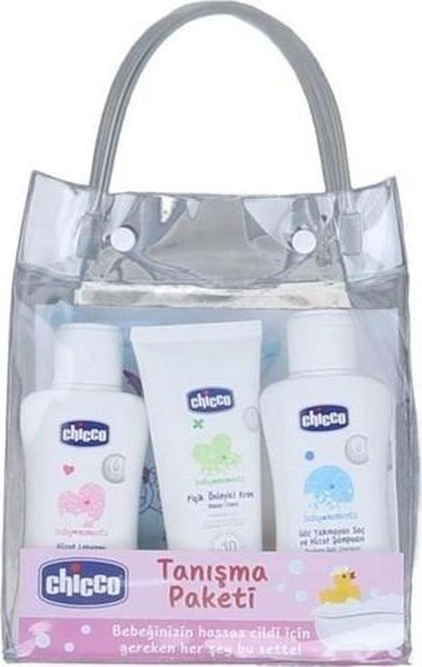 Chicco 5 Parça Tanışma Seti Şeffaf Çantalı - Pembe - Image 1