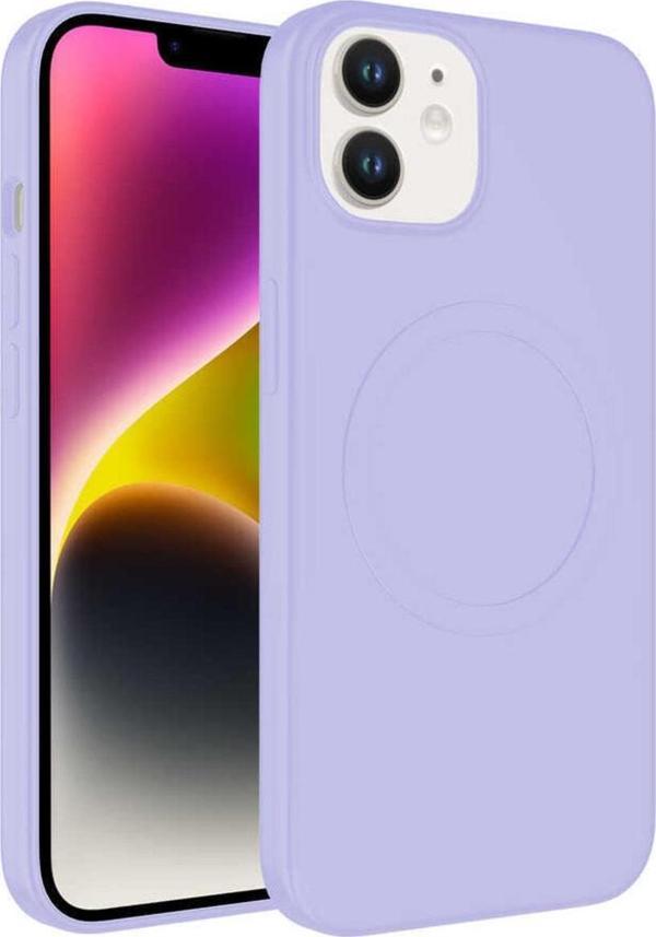 Coverzone Iphone 14 Plus Ile Uyumlu Kılıf Magsafe Uyumlu Wireless Şarj Özellikli Pastel Color Silikon Kapak - Image 1