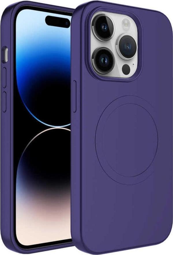Coverzone Iphone 12 Pro Ile Uyumlu Kılıf Magsafe Uyumlu Wireless Şarj Özellikli Pastel Color Silikon Kapak - Image 1