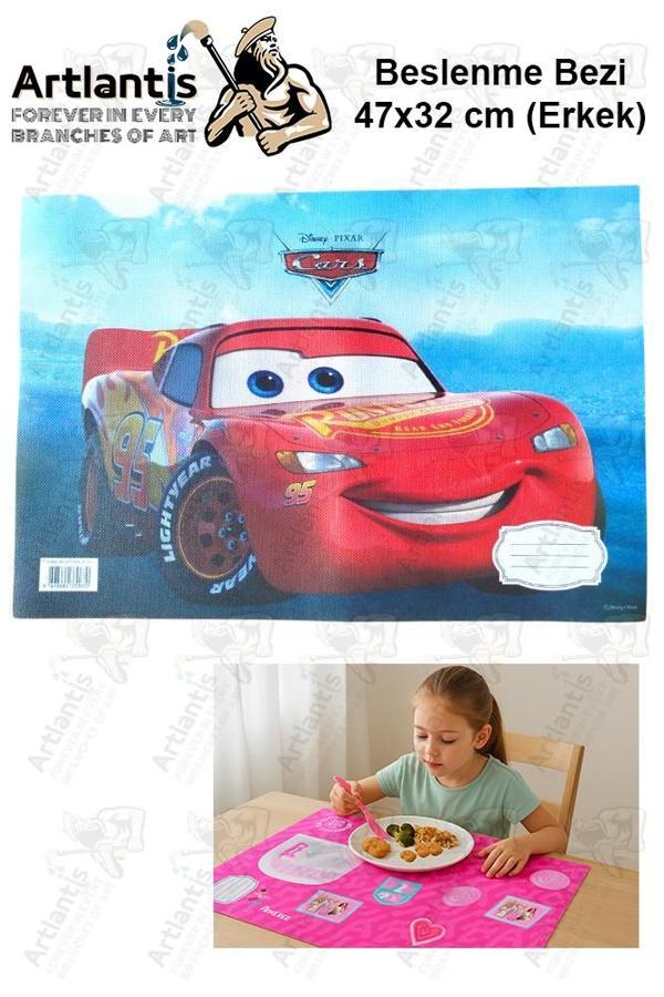 Beslenme Bezi Erkek Modeli Yıkanabilir 32x47 cm 1 Adet Beslenme Örtüsü Okul Öncesi Kreş Anasınıfı İlkokul İçin İdeal - Image 1