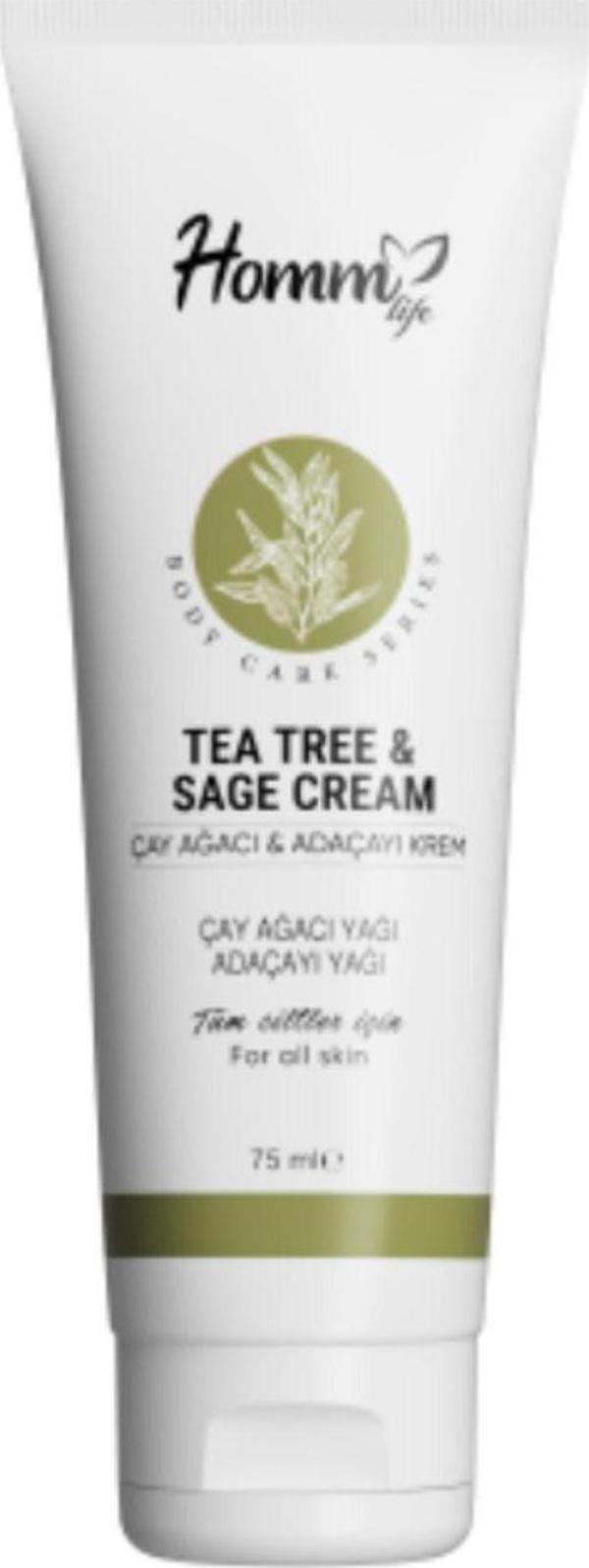 Homm Life Çay Ağacı Adaçayı Krem - Image 1