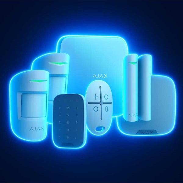 Ajax Hubkit Kablosuz Alarm Seti 2 Hareket Pır Dedektörü Keypad Dış Sirenli - Image 1