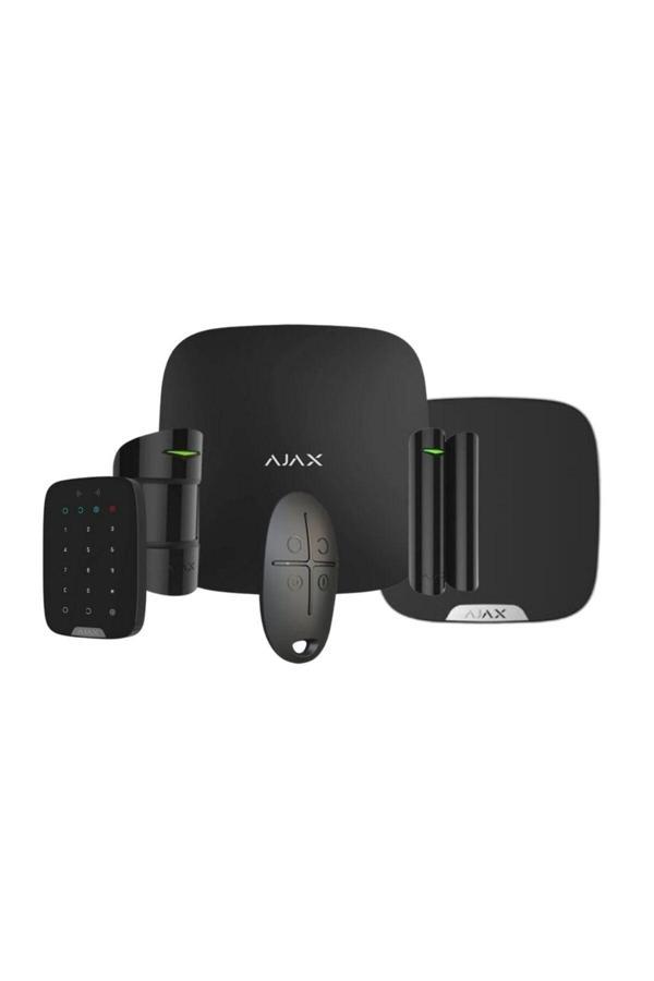 Ajax Hub Kit Kablosuz Alarm Seti Keypad Dış Siren Dahil Siyah - Image 1