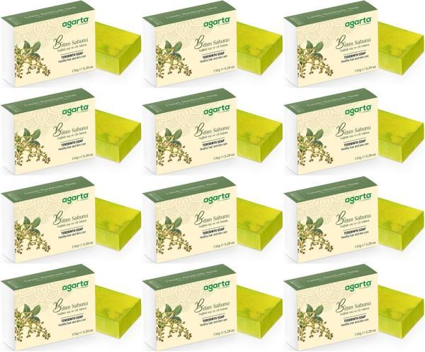 Agarta El Yapımı Doğal Sabun 150GR Bıttım (12 Li Set) - Image 1