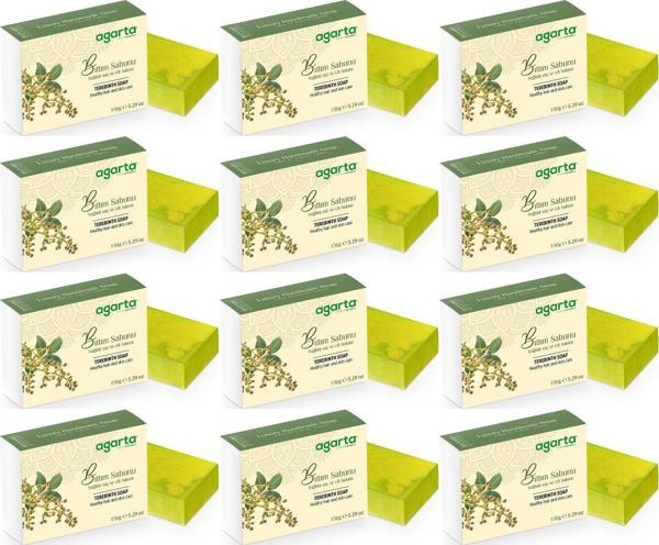 Agarta El Yapımı Doğal Sabun 150GR Bıttım (12 Li Set) - Image 1